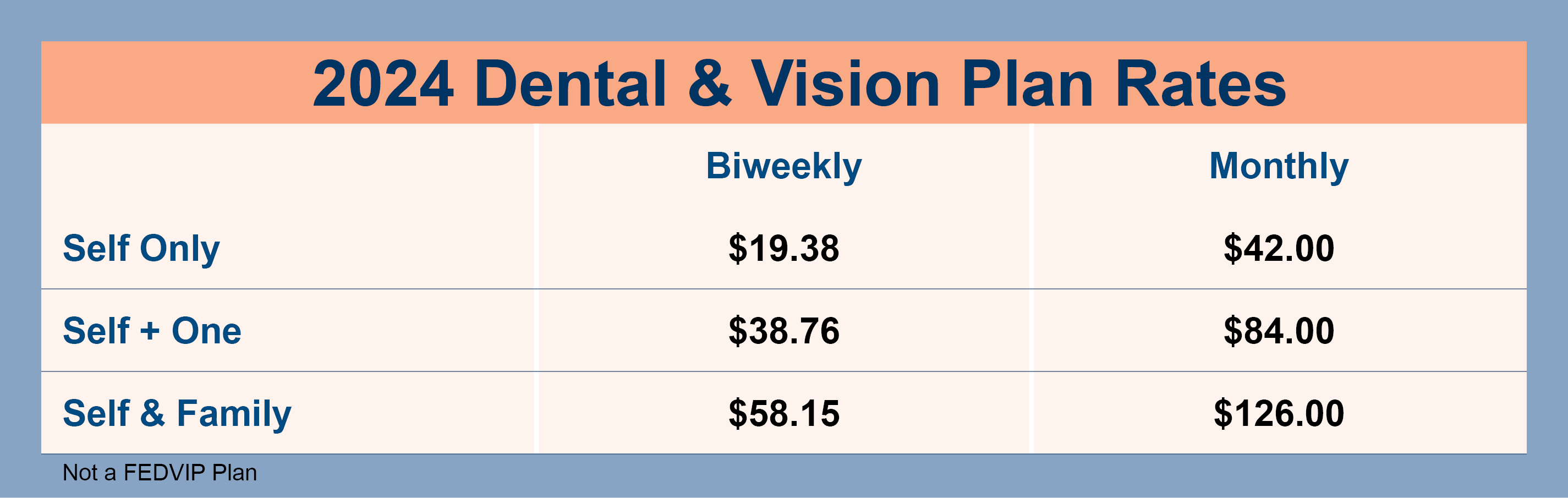 2024 Dental & Vision Rates