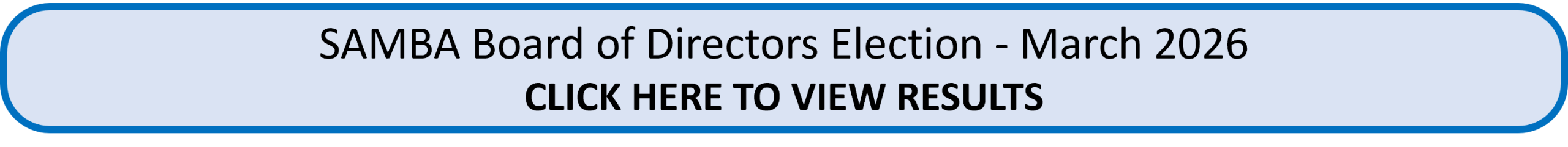 2026 Board of Directors Election Results